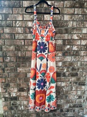SHEIN Colorful Floral Maxi Dress